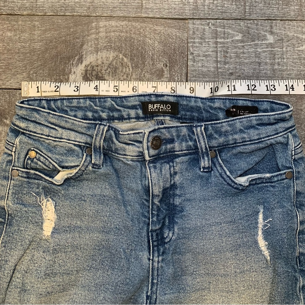 Buffalo David Bitton Straight Cuffed Vintage Jeans - Picture 3 of 13